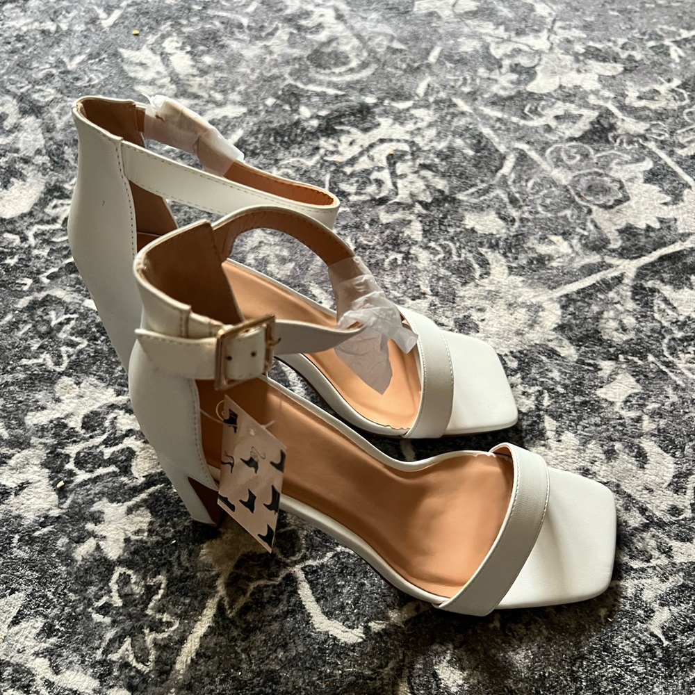 Elegant White Women's Heels